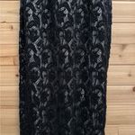 Vintage Stenay Size Small Beaded High Halter Scalloped Neckline Fancy Prom Gown Black Photo 2