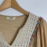 Umgee Neutral Boho Baby Doll Style Dress Size Medium Photo 1