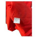 New Cremieux Dress Womens 4 Midi Smocked Back Ruffle Shoulder Summer Red Coastal Photo 4