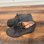 Jil Sander  Shoes Gray Navy Platform Chunky Lace Up Ankle Boots Women’s Size 37.5 Photo 2