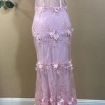 Lulus NWOT Radiant Expectations Pink Embroidered Floral Bustier Maxi Dre… Photo 1