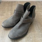 Sorel  Leather Lolla II Ankle Boot Womens 7 Waterproof Quarry Grey Studded Bootie Photo 5