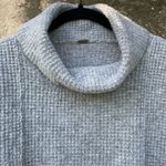 Free People  Grey Wool Sidewinder Sweater S Cowl Neck Photo 2