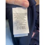 DKNY Dress Womens 12 Blue Faux Wrap Floral Print Flutter Sleeve Tie Waist B63 Photo 5