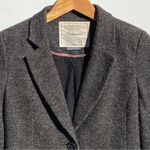 Anthropologie Cartonnier Women’s Heathered Grey Sweater knit Blazer Jacket Sz S Photo 1