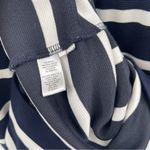 Loft  ANN TAYLOR Stripe Dress Navy White Nautical Business Casual Office Medium Photo 8