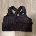 Gymshark  Adapt Animal Seamless Sports Bra Black Small Photo 0