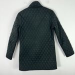 Garnet Hill Jacket 2 Black Quilted Diamond Coat Classic Equestrian Preppy Riding Photo 5