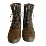 Woolrich  Suede Brown Plaid Uppers Lace Up Waterproof Boots Womens 11 Photo 2
