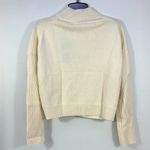 All Saints Orion Cashmere Mock Neck Jumper Sweater Ivory Small NWT Photo 4