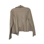 Bagatelle Woman’s Faux-Leather Draped Jacket Size Large Pit To Pit 21 Length 29 Photo 1