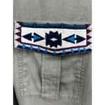 Rails  Shirt Womens Kona‎ Inca Embroidered Button Up Linen Blend Aztec Green XS Photo 7