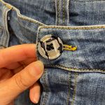 Maurizio Massimino Jeans Blue Distressed Denim Zebra Patch Button Fly EU 42 US 6 Photo 4