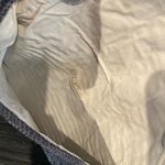 NWT Mar y Sol Lizzie Handmade Raffia Clutch Bag Grey Gray Blue Photo 5