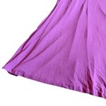 Eileen Fisher  Purple Shirt Dress Shift Fit Stretchy Monochrome Bold Size Medium Photo 8