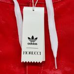 Adidas  Fiorucci Track Pants Red 3 Stripe Originals Tracksuit‎ Bottoms Womens M/M Photo 6