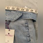 Gloria Vanderbilt NWT  Size 8 Pleated Front Belted High Rise Denim Shorts Photo 7