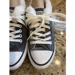 P.J. Salvage  Gray Grey Velour Faux Fur Trim Low Top Casual Sneakers Shoes Womens 8 Photo 2