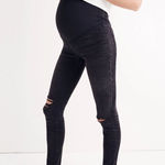 Madewell Denim Maternity Skinny Jeans Black Size 27 Photo 0