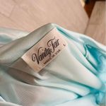 Vintage powder blue sheer sleepwear gown & button up matching robe silky detail Size L Photo 4