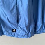 Carhartt  Light Blue Hooded Zip Up Windbreaker Jacket Photo 3