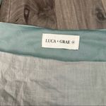 Luca + Grae  Sage green square neck babydoll dress with pockets Photo 2