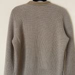 Tory Burch  Ovine tan suede front sweater sleeve jacket XL Photo 6