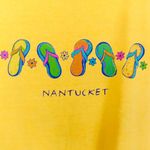 Kantoo 80s Vintage Yellow Nantucket Tank with Flip Flops Small Photo 4