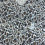 Gap  Womens Favorite T Animal Print V Front Short Sleeve Sz S Photo 9