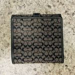 Coach  wallet with signature logo black and grey Photo 1