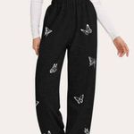 The Vintage Shop Black Butterfly Joggers Photo 0