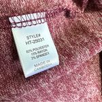 Zenana Outfitters Burgundy Pullover Top Sweater L Stretchy Drop Shoulder Soft Long Sleeve Photo 8