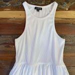 J.Crew Ribbed High-Neck Cutaway Tank Dress With Poplin Skirt - Sz Med ๐งก๐ Photo 12