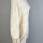 White Warren Dolman Sleeve Cable Knit Cardigan Sweater Size Small Ivory Cashmere Photo 5