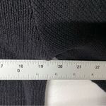 Vintage Bobbie Brooks Sweater XL Black Snowflake Embroidered Beaded Ramie Blend Photo 5