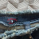 U.S. Polo Assn. Y2K DARKWASH U.S. POLO ASSOC.‎ JEANS CO STUDDED DISTRESSED FLARE JEANS Photo 7