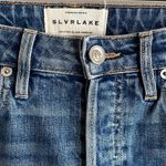 SLVRLAKE Lou Lou Slim Straight Cropped Jeans Blue Size 26 Photo 5
