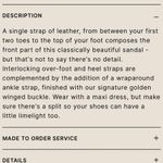 Ancient Greek Sandals Estia Natural Leather Ankle Strap Wrap Sandals Size 9 Photo 3