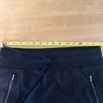 Athleta Women's Black Drawstring Zipper Pocket Trekkie North Skort Size 4 Photo 6
