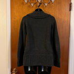 Pink Rose Women’s Cable Knit Cardigan Sweater, Dark Gray, Size Small Cozy Winter Photo 12