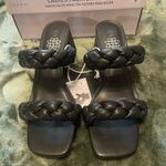 Serra Elegant Black Braided Women's Heels Photo 3