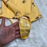 Free People Intimately Bodysuit Yellow Floral Print Puff Sleeve Dainty XS NEW Photo 7