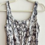 Tart Cinched Bubble Skirt Mini Dress, Alligator/Crocodile Print, Size Small Photo 10