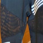 Gym Dolphin Will Power Yoga Leggings. Size Medium Black Photo 3