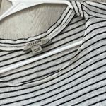 All Saints Linen Cotton blend Striped Sleeveless Top White Navy (xsmall) summer Photo 1