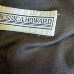 Vtg 90s silver n black Lace maxi dress Photo 1