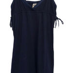 PINK - Victoria's Secret VS Pink dusty‎ blue drawstring summer dress coverup Photo 0