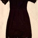 New York & Co. Dress - black NY&Co lace dress - mock neck - size small - elegant. Excellent condition! No flaws. Flattering. See pics for details and measurements. Photo 0