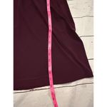 Essentials A.B.S V Neck Plum XL Midi Casual Dress Photo 9