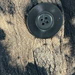 Dress to Kill LagenLook One Size Art to Wear Black & Tan Tie Dye Button Up Top Photo 5